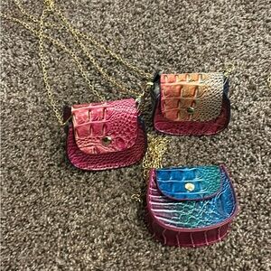 Colorful Croc-Embossed Mini Crossbody Bags price is for one choice
